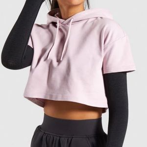 GymShark Short Sleeve Sweatshirt Crop Top